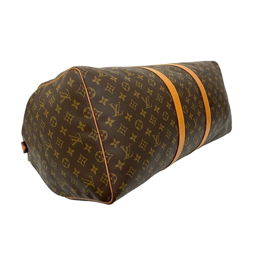 LOUIS VUITTON Brown Leather Boston Bag - Picture 7 of 9